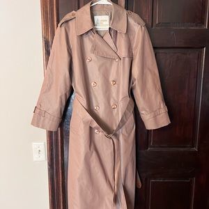 Vintage London Fog Trench Coat Size 12